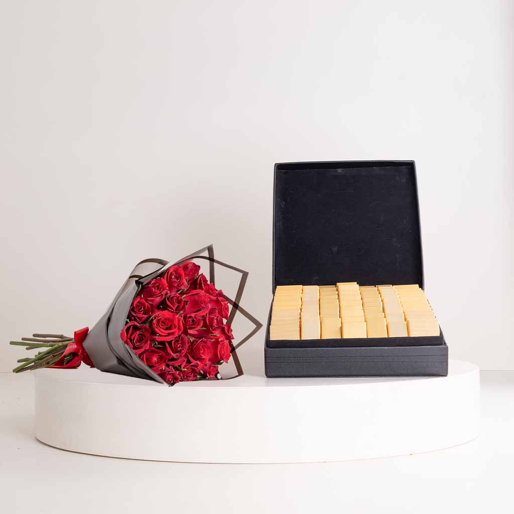 product-image-Premium Passionelle Chocolate Box with 15 Red Roses