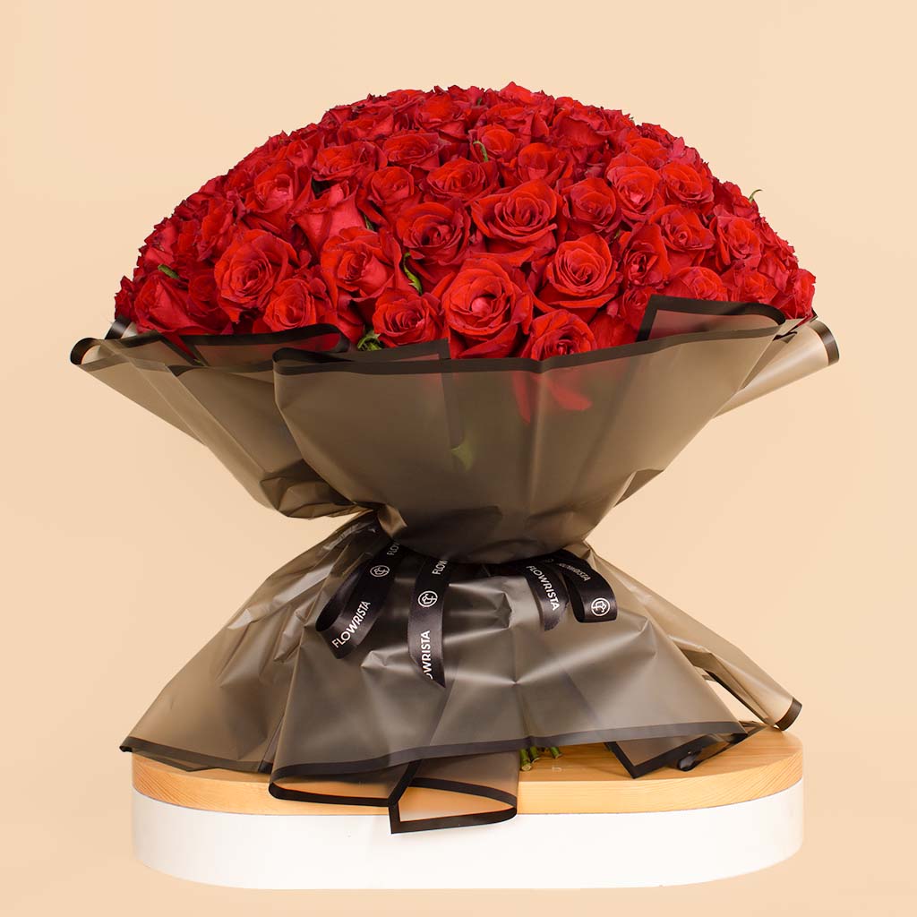Flowrista Online Flowers Shop 150 Red Roses