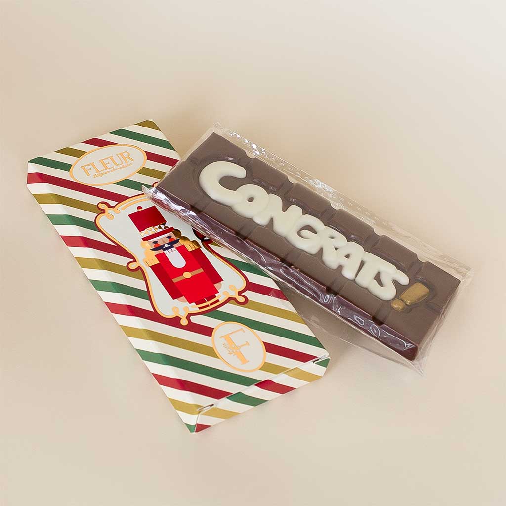Flowrista Online Flowers Shop Fleur Chocolate Bar 45 gm - Congrats