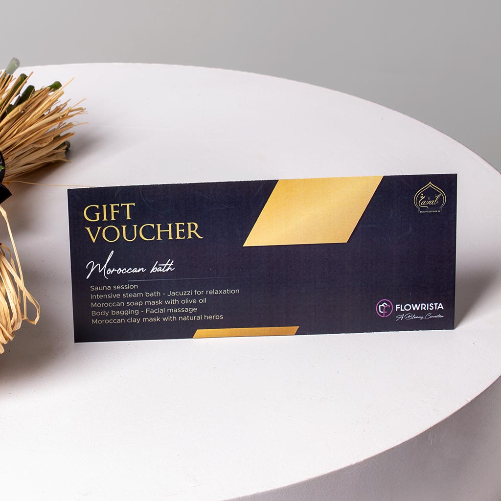 product-image-Red Roses Bouquet & Moroccan Spa Voucher