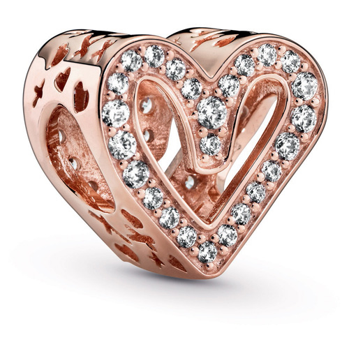 product-image-Pandora Rose Sparkling Heart Charm with Clear Zirconia