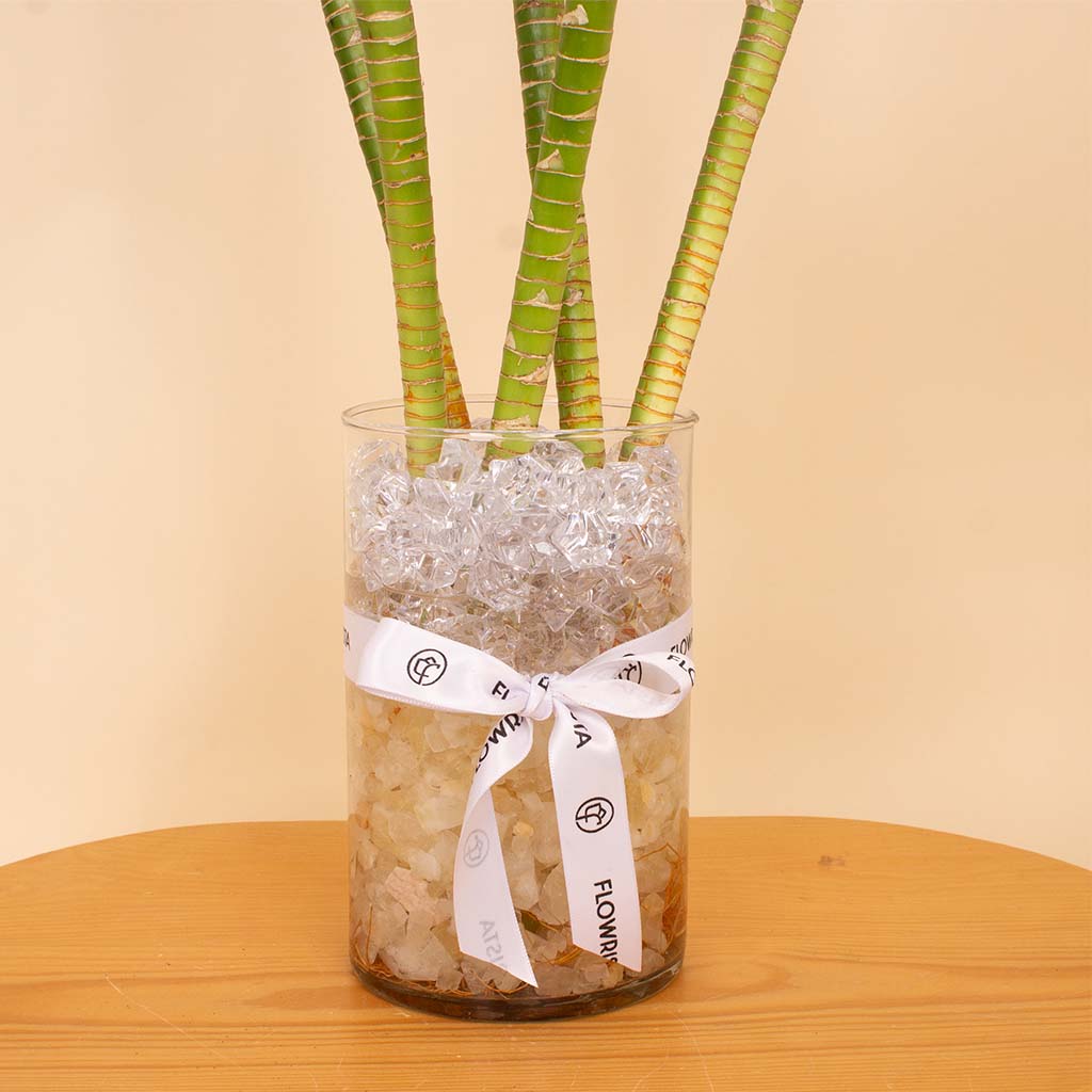 product-image-Harmony Lotus Bamboo Vase