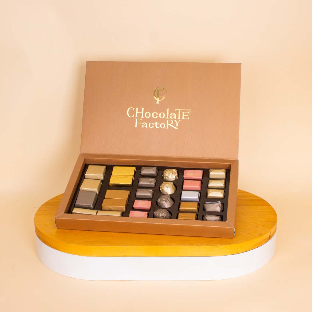 product-image-Chocolate Factory Luxe Box – 28 Pieces