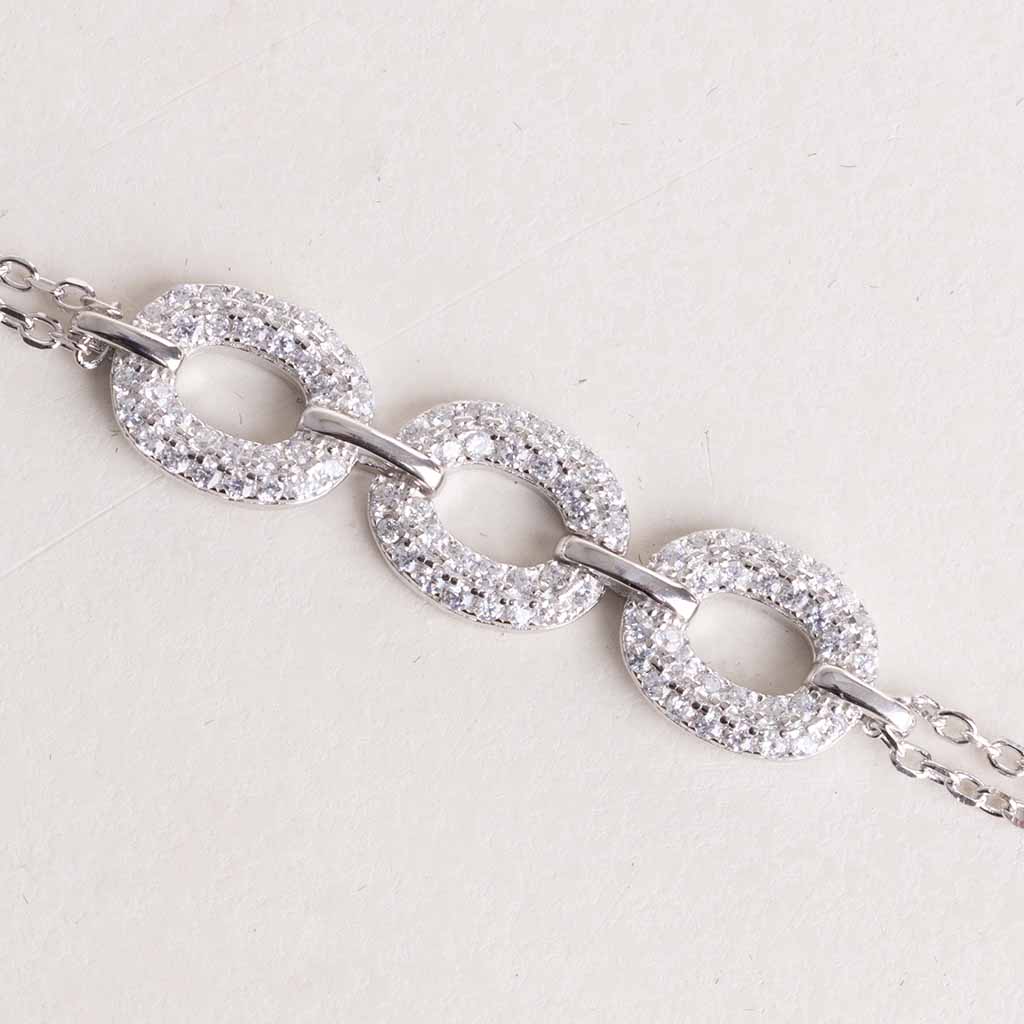 product-image-سوار ماركيز من الفضة التايلاندية عيار 925 - سلسلة ثلاثية الدوائر