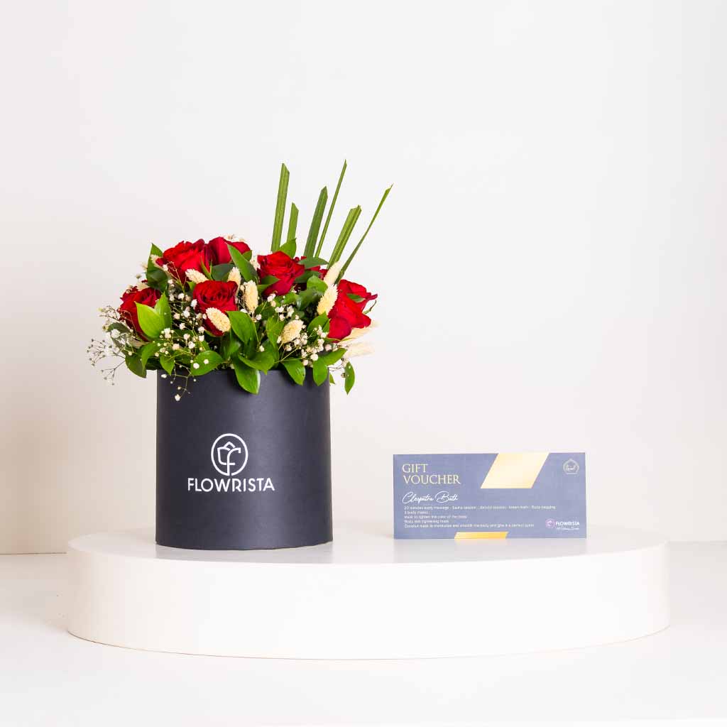 product-image-Ghazal Spa Cleopatra Voucher – Full Massage Session & Red Atelier Box