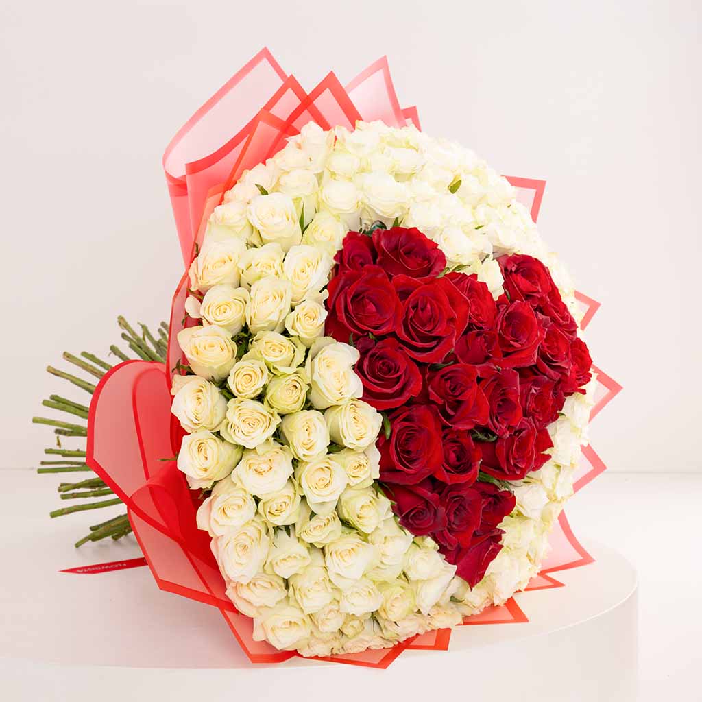 Flowrista Online Flowers Shop باقة ظلال الحب - ١٥٠ وردة