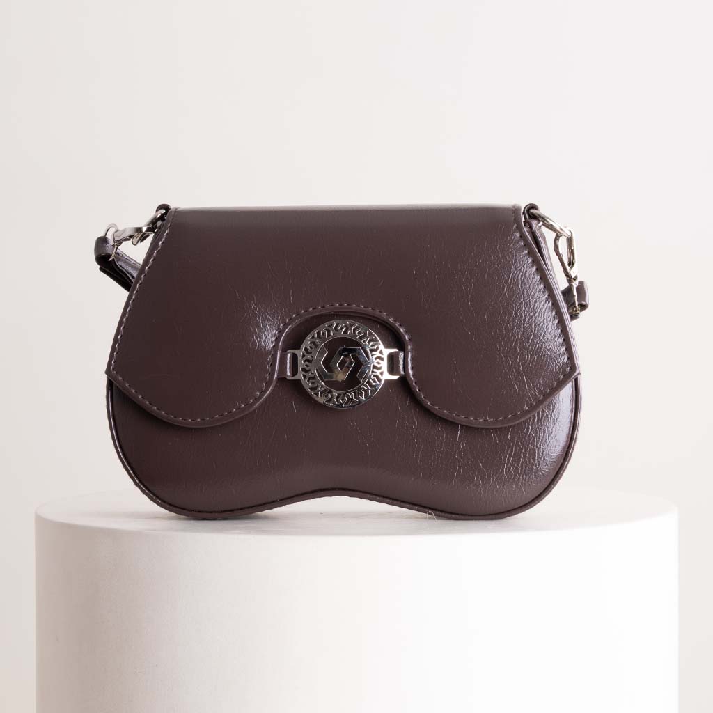 product-image-CoCan Mini Golden Purse Bag & Purple Roses Vase