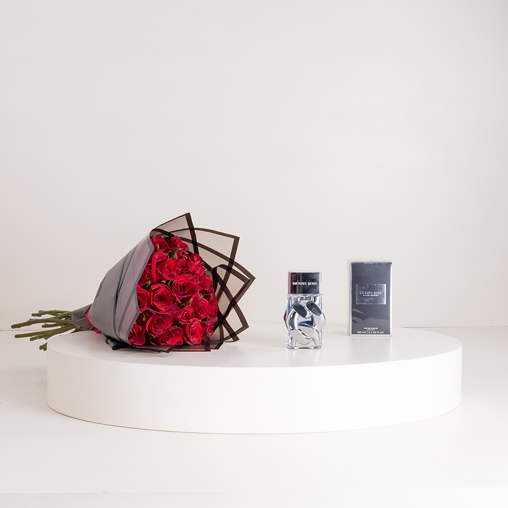 product-image-Michael Kors Pour Homme Eau de Parfum & Red Roses Bouquet