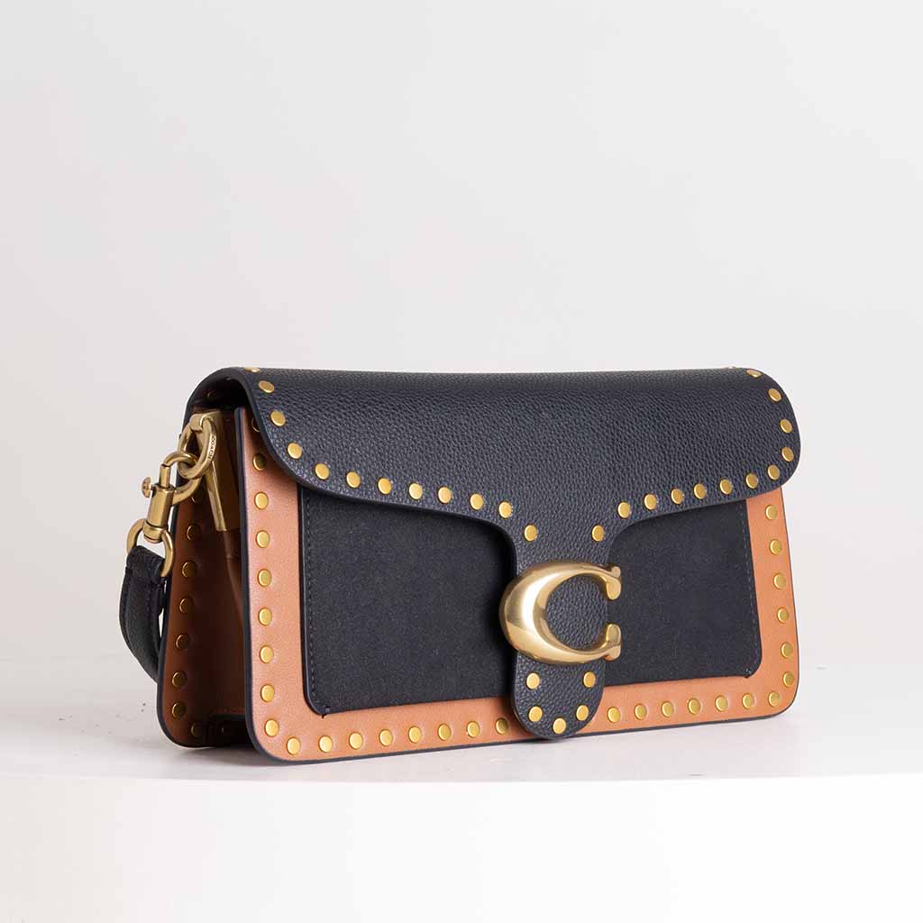 product-image-COACH Tabby Shoulder Bag 26 With Rivets & Red Roses Bouquet