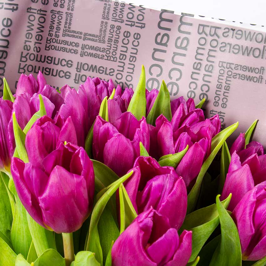 product-image-Purple Tulip Hand Bouquet