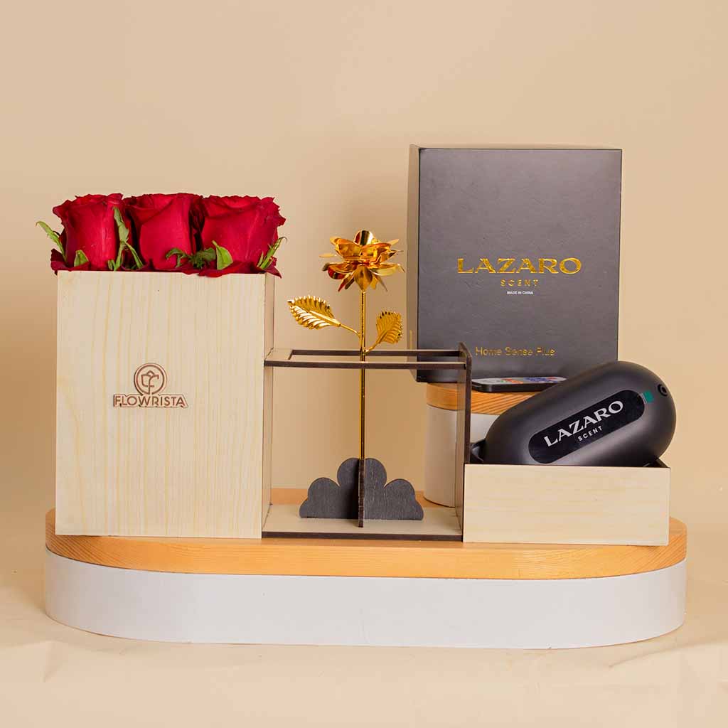 product-image-Lazaro Home Sense Plus And Unique Roses Box