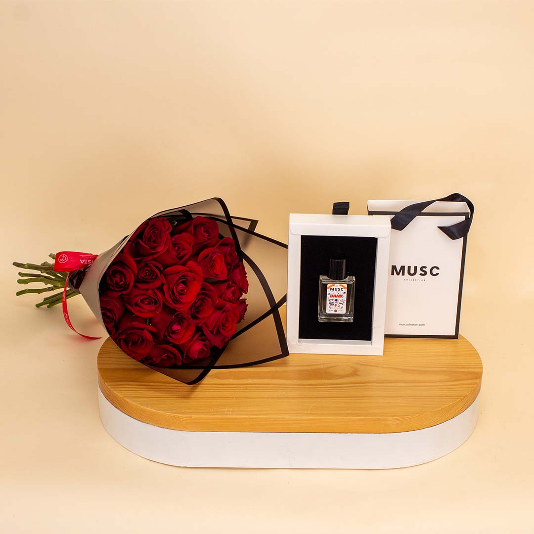 product-image-MUSC DANK Boys Perfume & 20 Red Roses Boutique