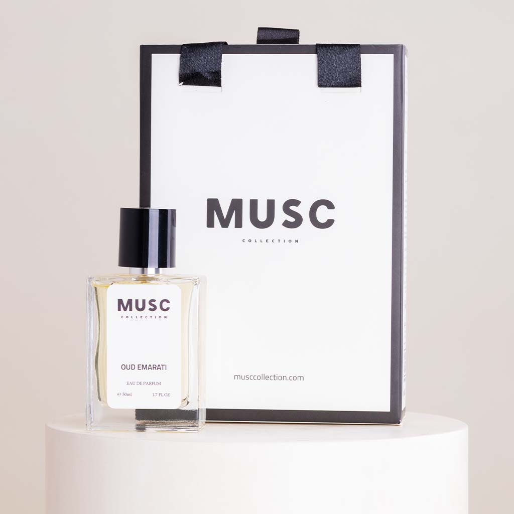 product-image-عطر مسك عود إماراتي مع مزهرية ورود بنفسجية