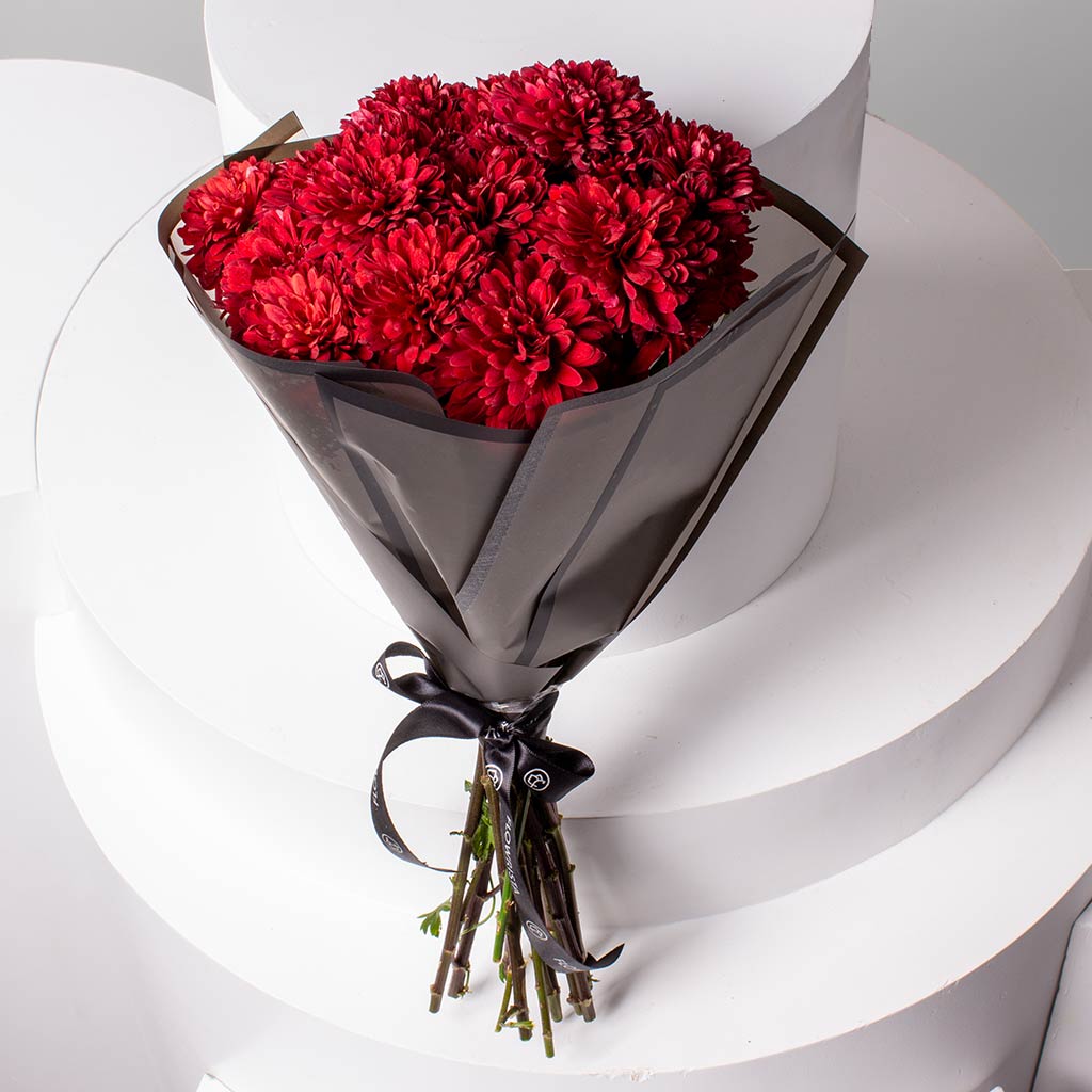 product-image-Red Flowers Bouquet & Moroccan Spa Voucher