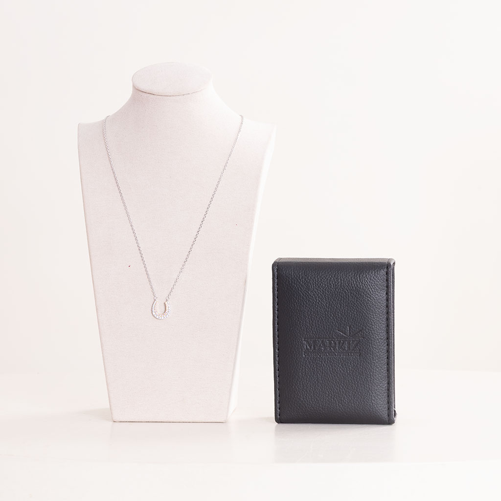 product-image-Markiz Platinum-Plated Zircon Pendant Necklace