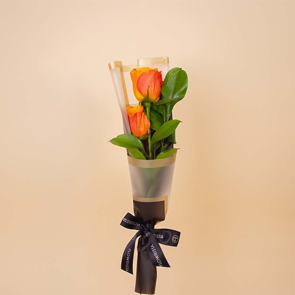 product-image-Duo Orange Roses Bouquet