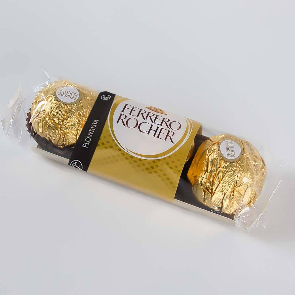 Flowrista Online Flowers Shop Ferrero Rocher Chocolate 3 pieces