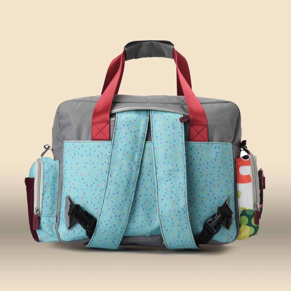 product-image-Pavo’s Diaper Bag Pink Rose Bouquet