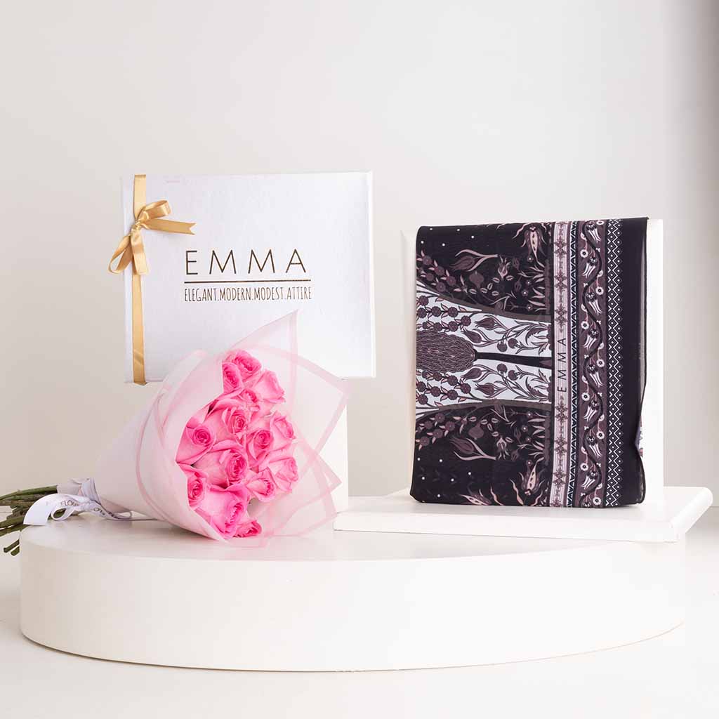 product-image-EMMA Mystic Woods Scarf & Revival Roses Bouquet