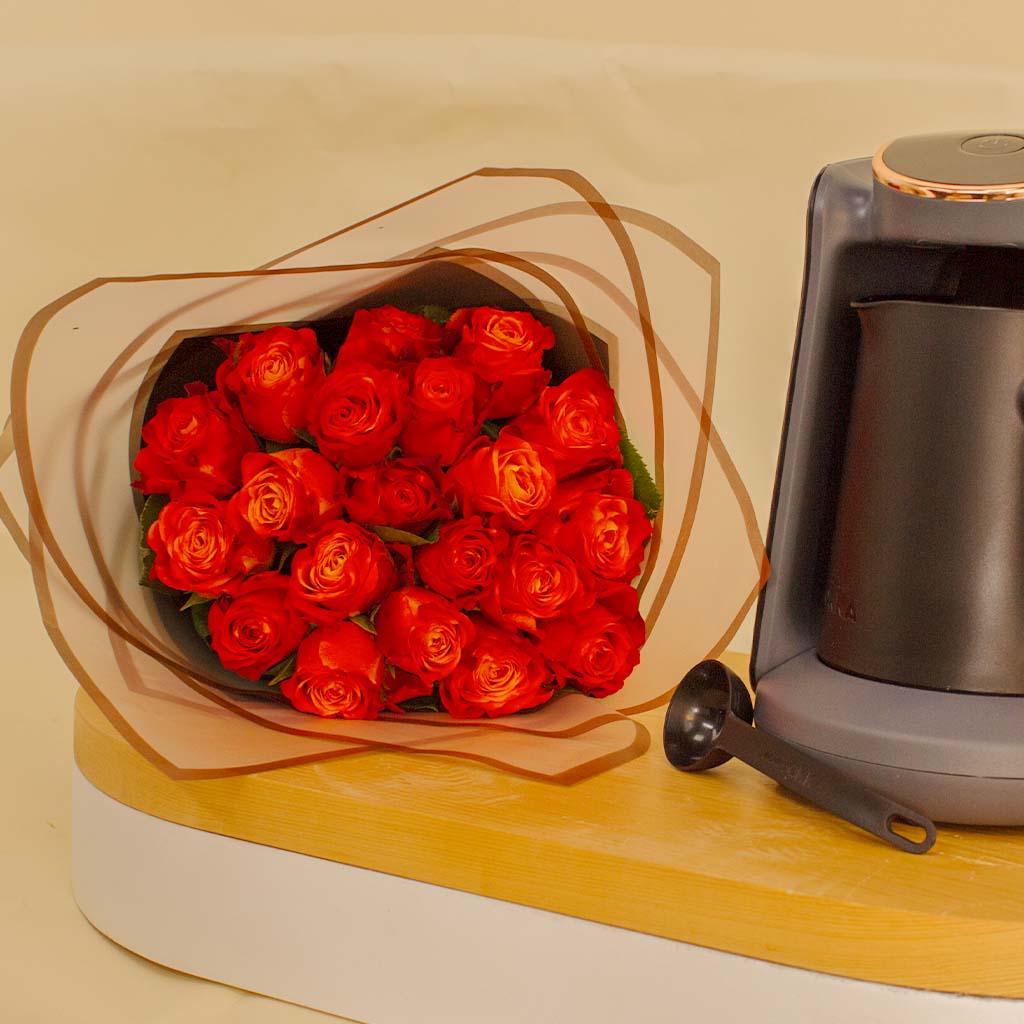 product-image-Arzum Okka Minio | 20 Orange Roses Bouquet