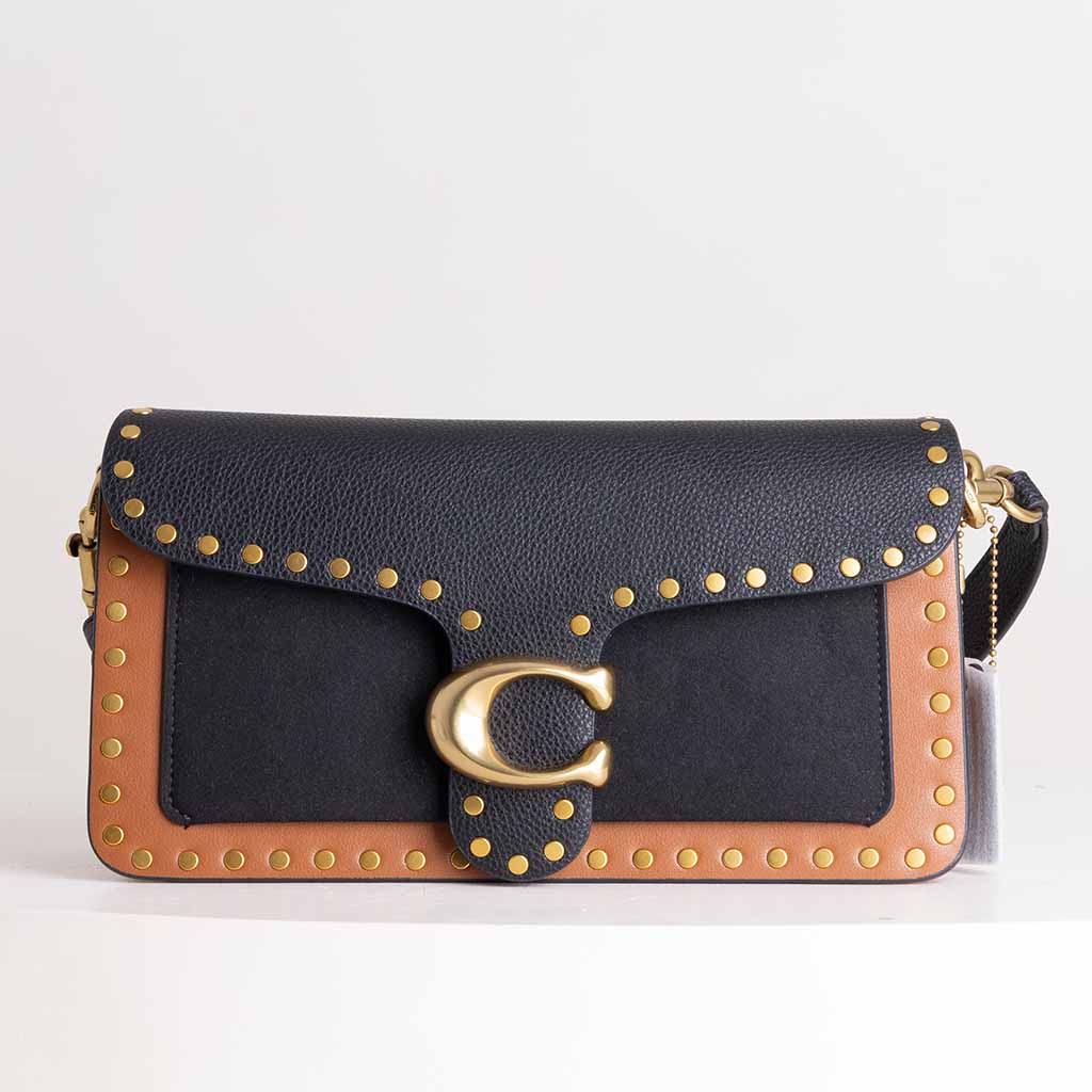 product-image-COACH Tabby Shoulder Bag 26 With Rivets & Red Roses Bouquet