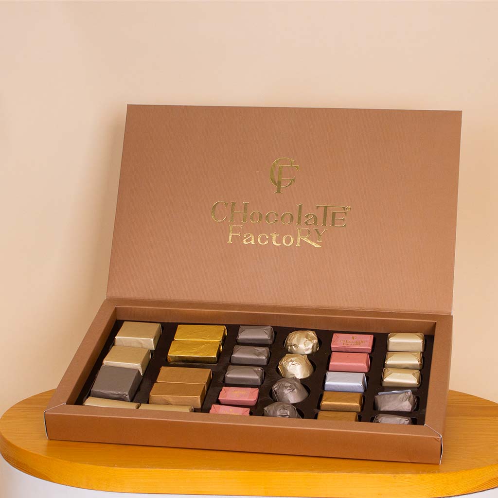 product-image-Chocolate Factory Luxe Box – 28 Pieces
