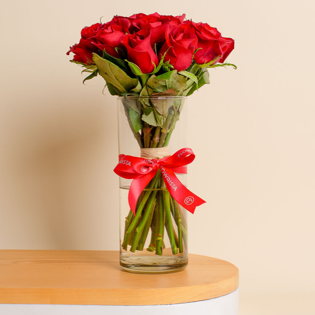 product-image-Police Wallet PA40112WLBL | Vase with 15 Red Roses