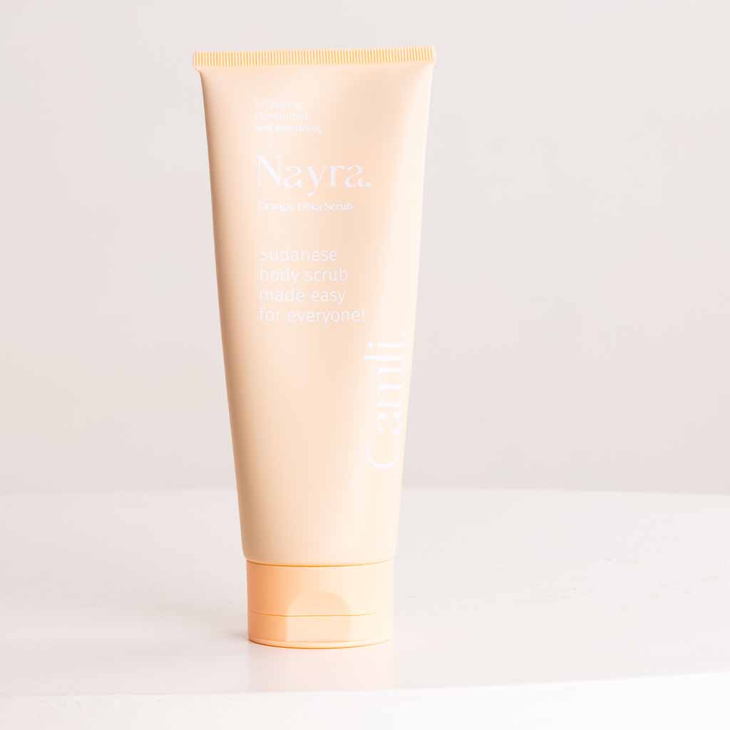 product-image-Nayra Body Butter Refill Bag & Nayra Orange Scented Dilka Body Scrub & Purple Roses Bouquet