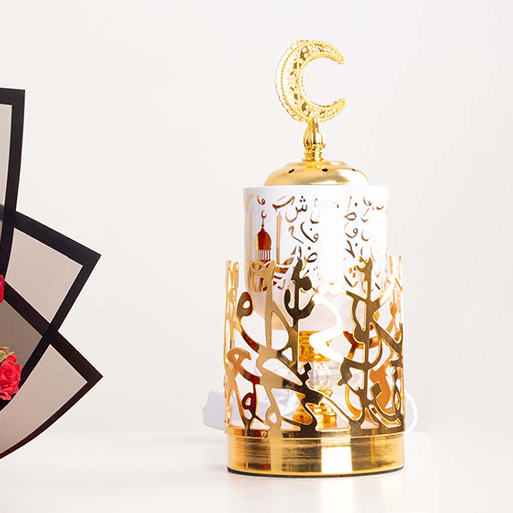 product-image-مبخرة رمضان اللؤلؤية وباقة ورود حمراء