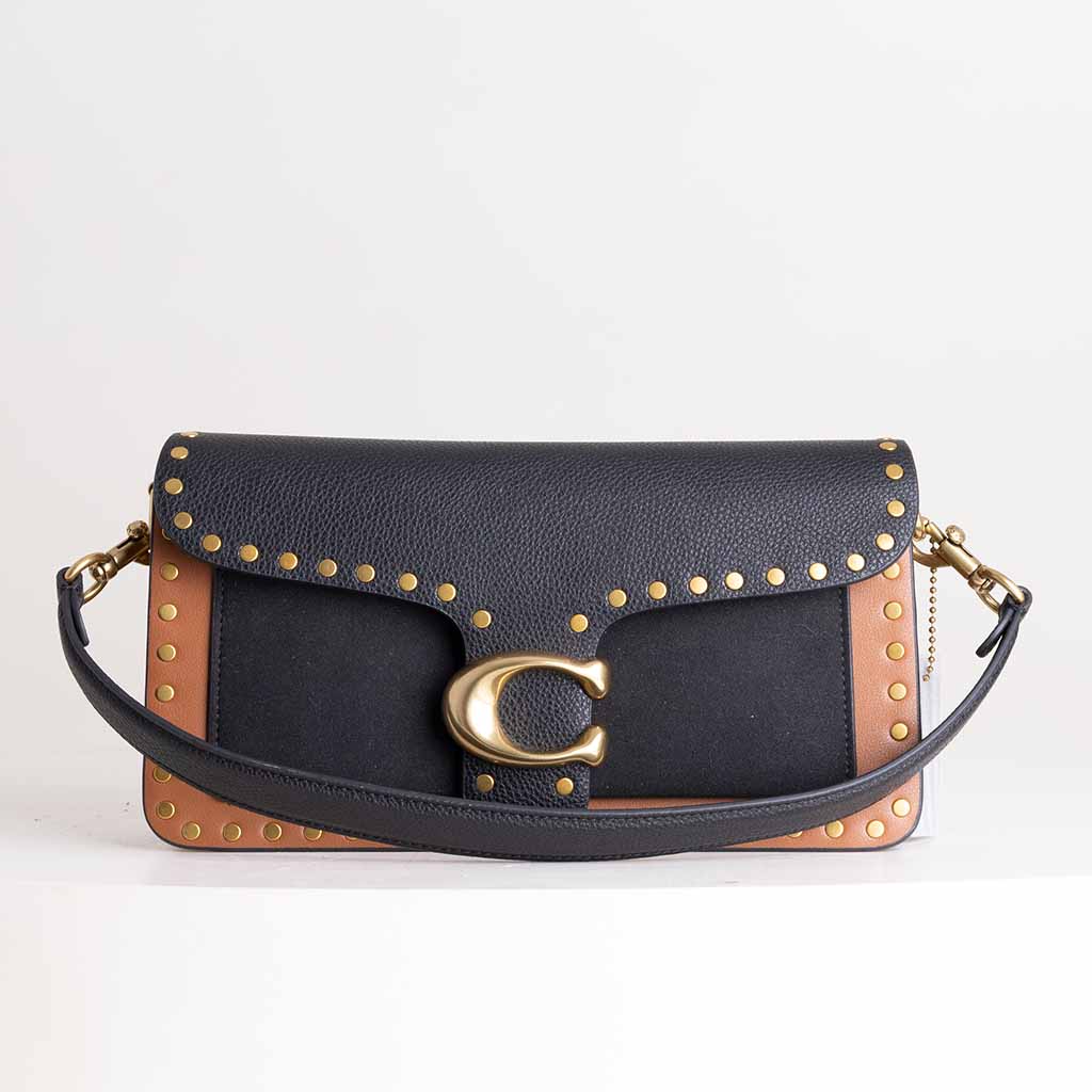 product-image-حقيبة كتف كوتش تابي 26 مزينة بالمسامير