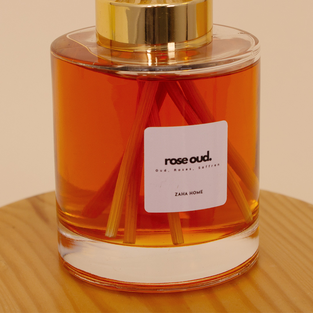product-image-Zaha Home: "Rose Oud" Reed Diffuser