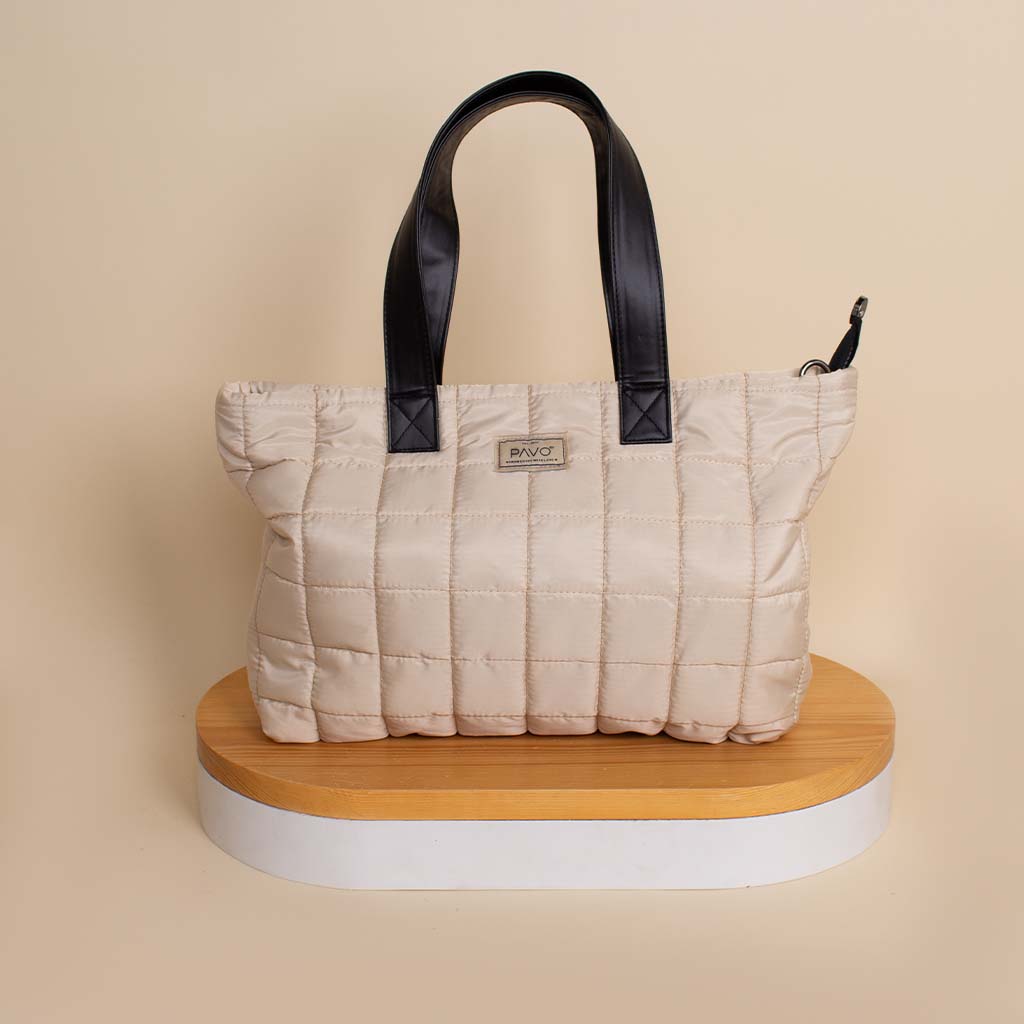 product-image-Pavo Tote Bag Handbag - Beige
