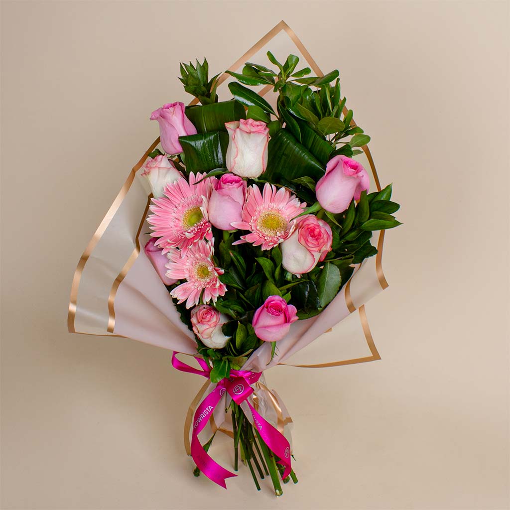 product-image-Flowrista Gorgeous Pink Roses Bouquet