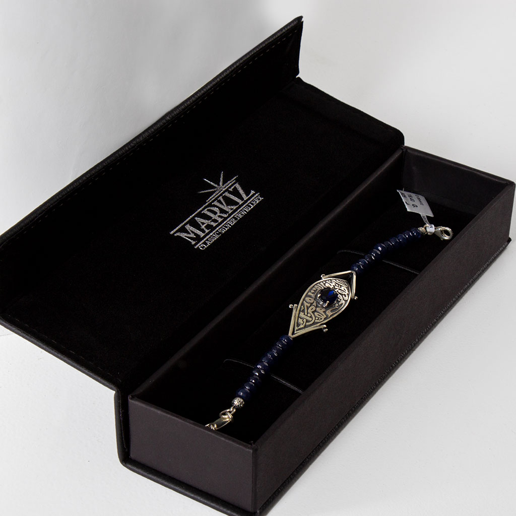 product-image-Markiz Luxury Bracelet – Zircon & Blue Jade 925 Silver