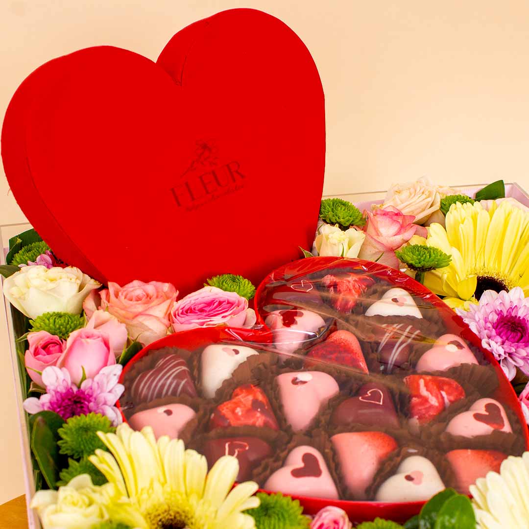 product-image-Fleur Belgian Chocolate Box & Luxury Flower Box
