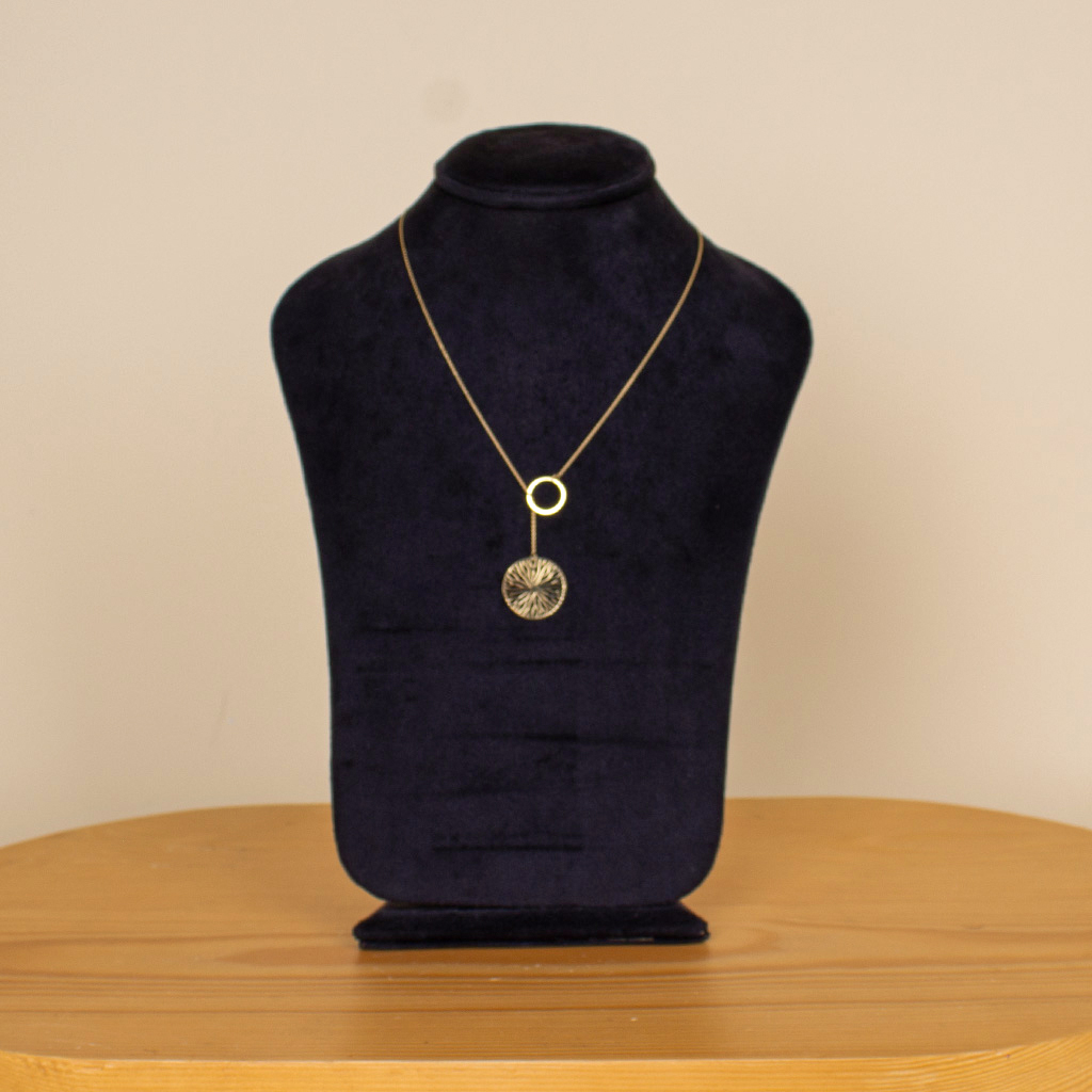 Flowrista Online Flowers Shop Siran18k Yellow Gold Necklace K-P465GB