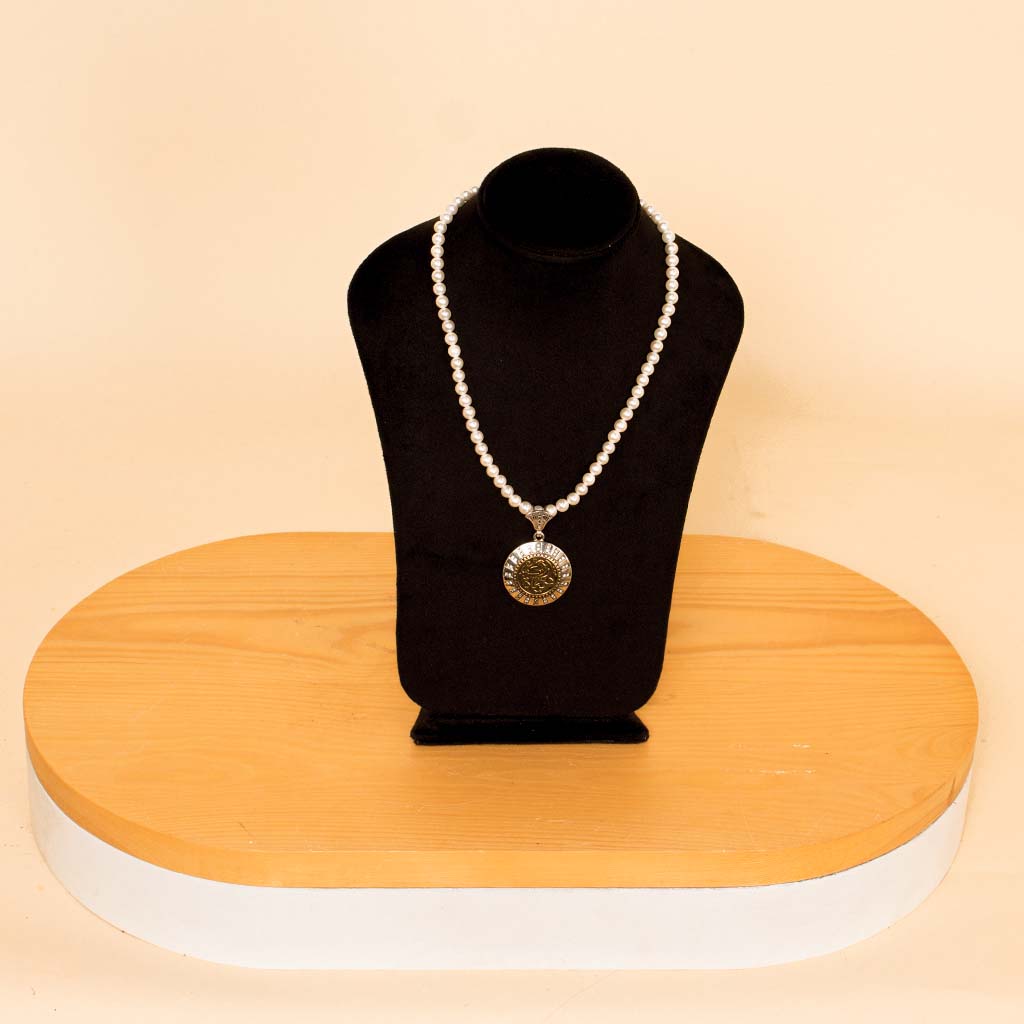 product-image- فيلزمودا سلسلة فضة مغطاة بالذهب مع اللؤلؤ