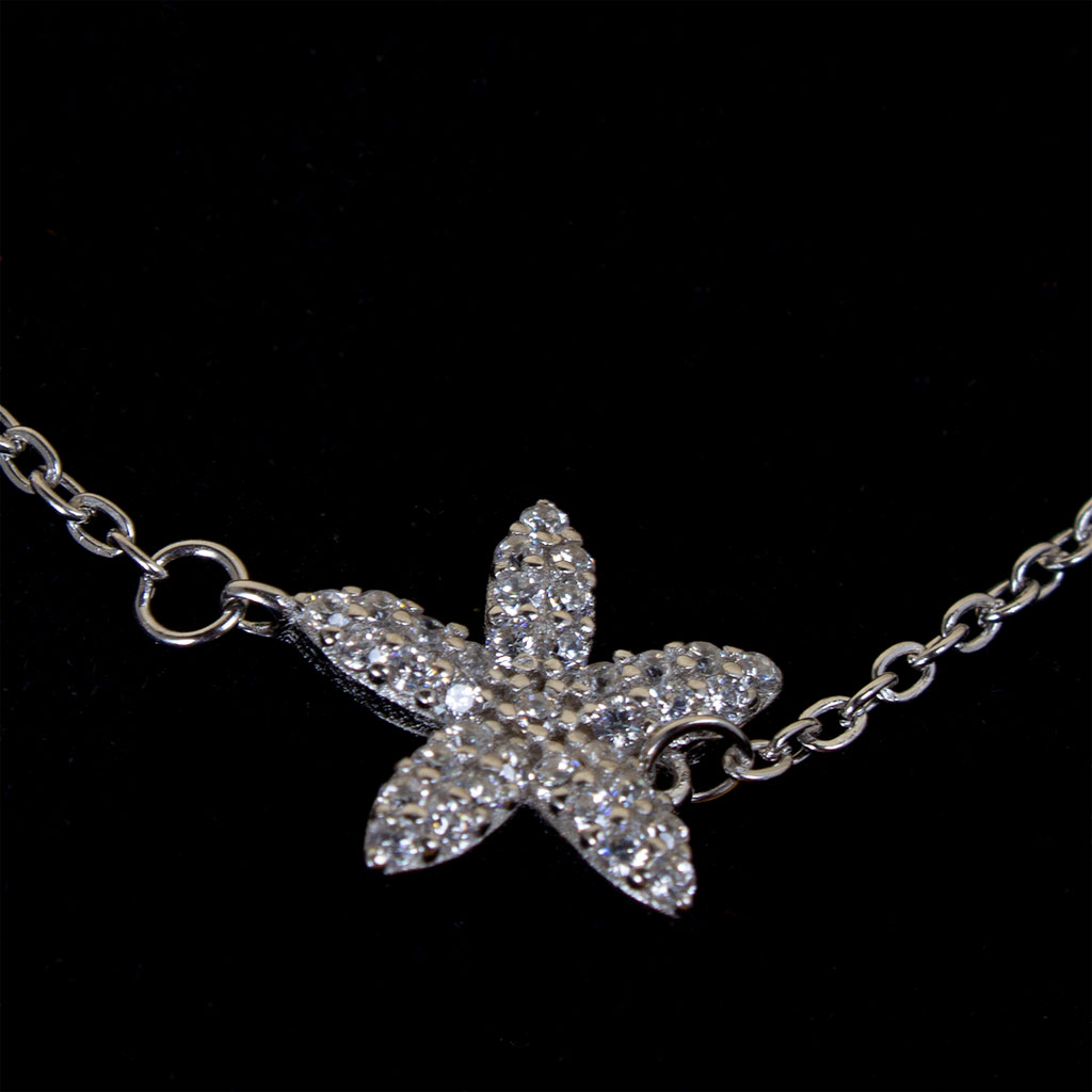 product-image-Felizmoda Silver Floral Bracelet