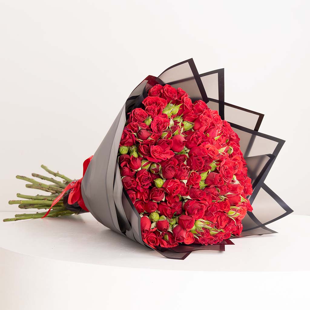 Flowrista Online Flowers Shop باقة ورد أحمر بيبي - ٣٠ وردة