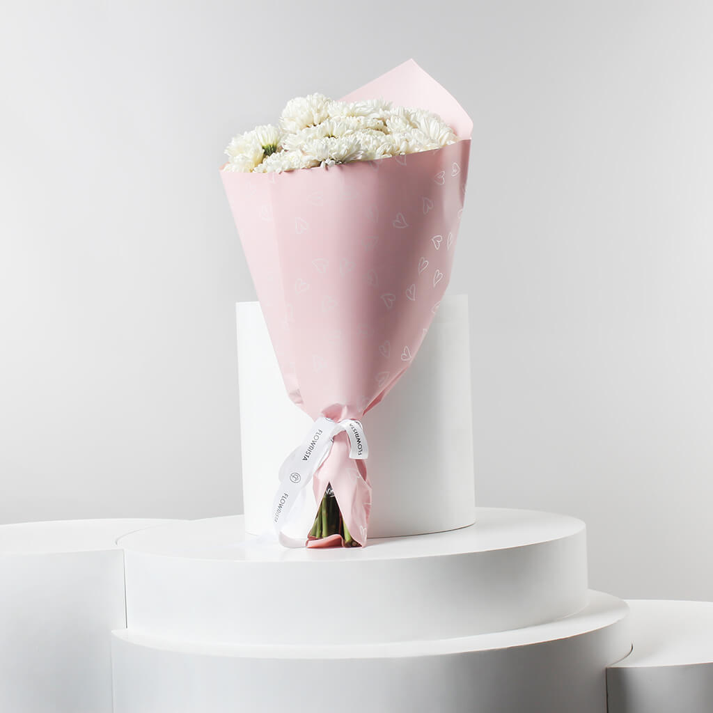 Flowrista Online Flowers Shop White Burst