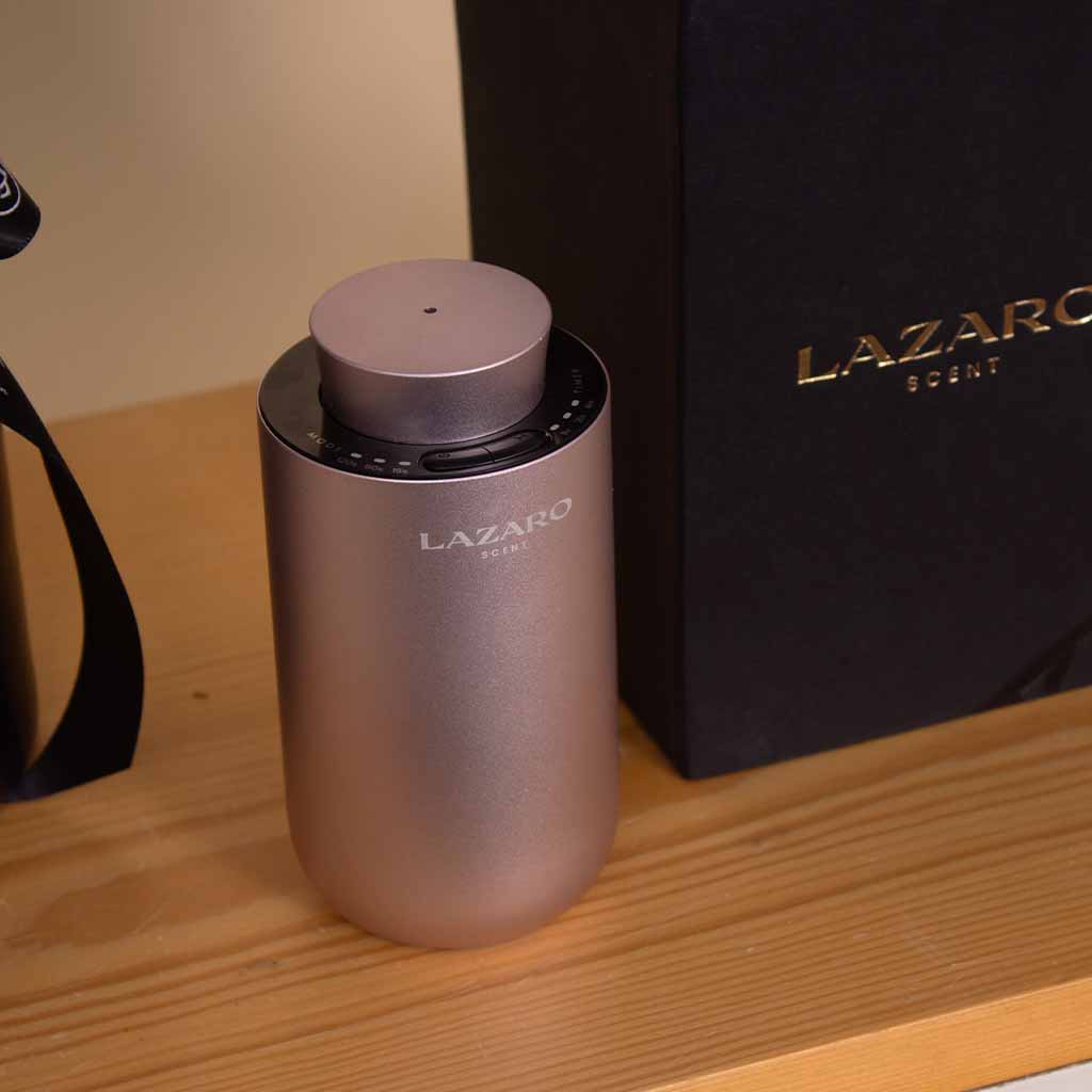 product-image-Lazaro Z1 Car Scent Diffuser rose gold And 20 Orange Roses
