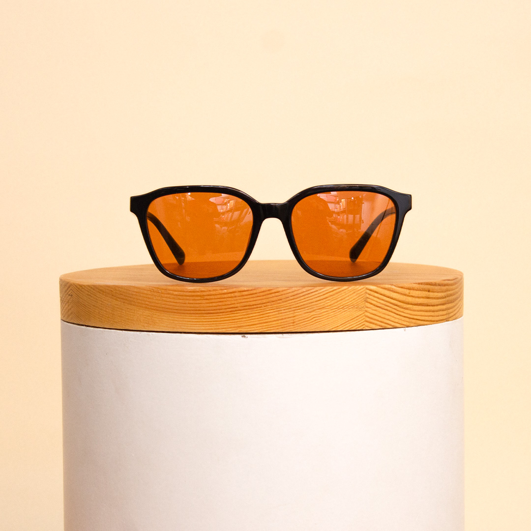 product-image-Sedrak Black Sunglasses with Orange Lenses – Summer Collection