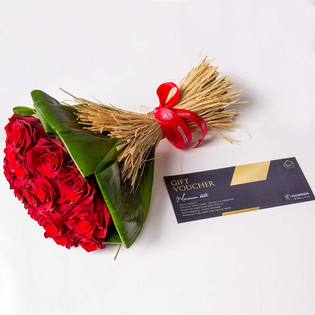 product-image-The Perfect Romantic Gift: Roses & a Ghazal Spa Voucher