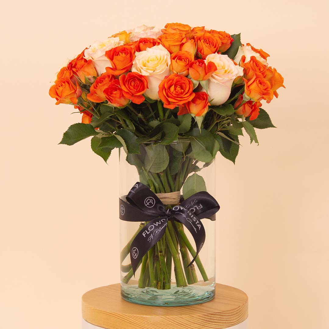 Flowrista Online Flowers Shop Flowrista | Bouquet of Simon & Orange Roses