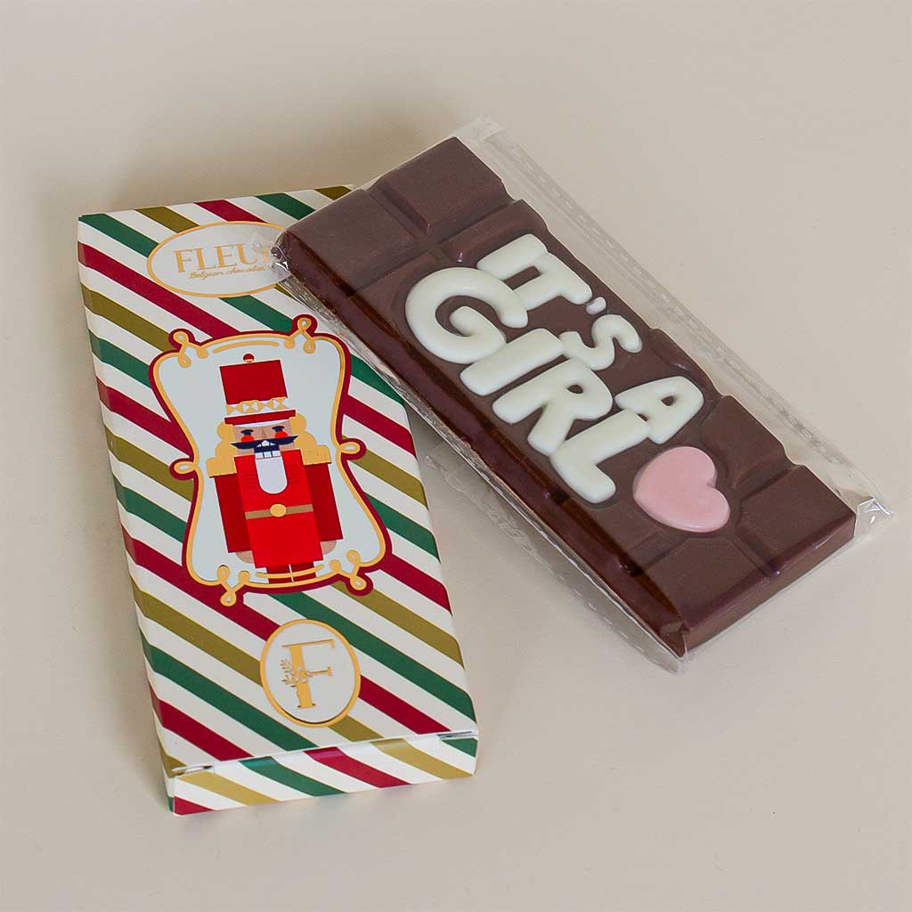 Flowrista Online Flowers Shop Fleur Chocolate Bar 45 gm - Its A Girl 