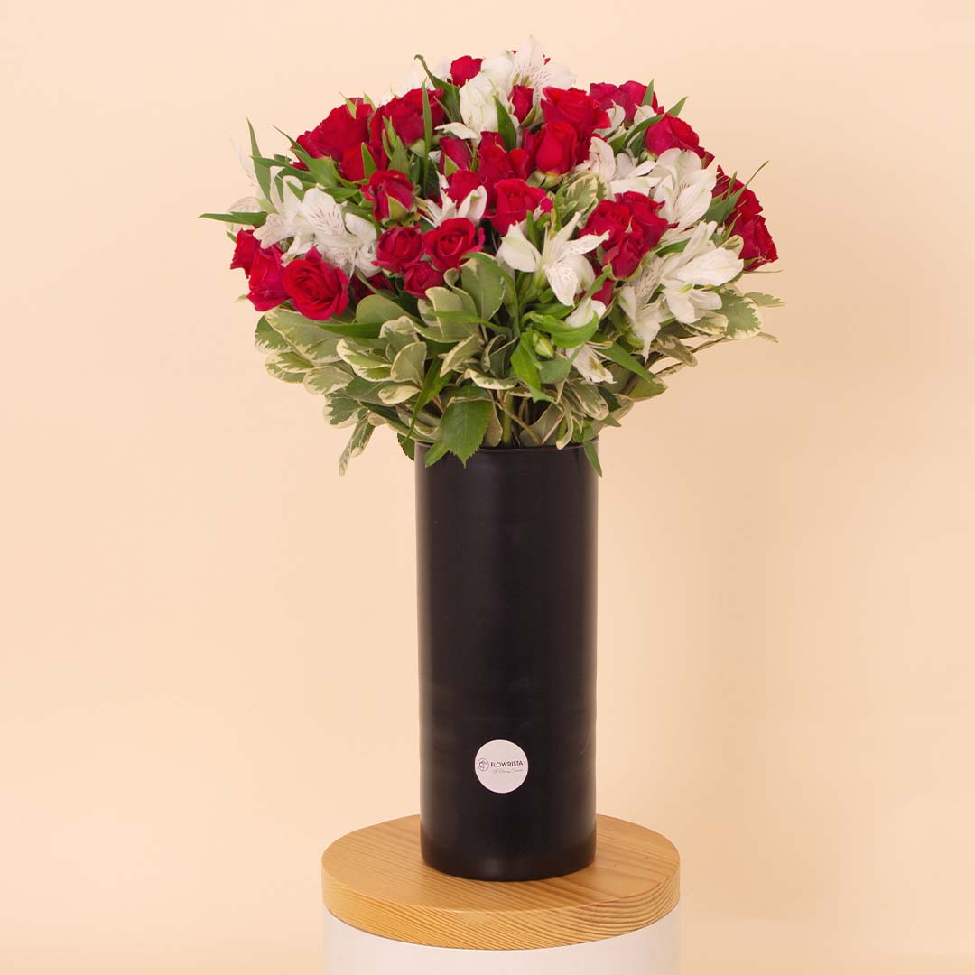product-image-Flowrista | Alstroemeria & Baby Rose Vase
