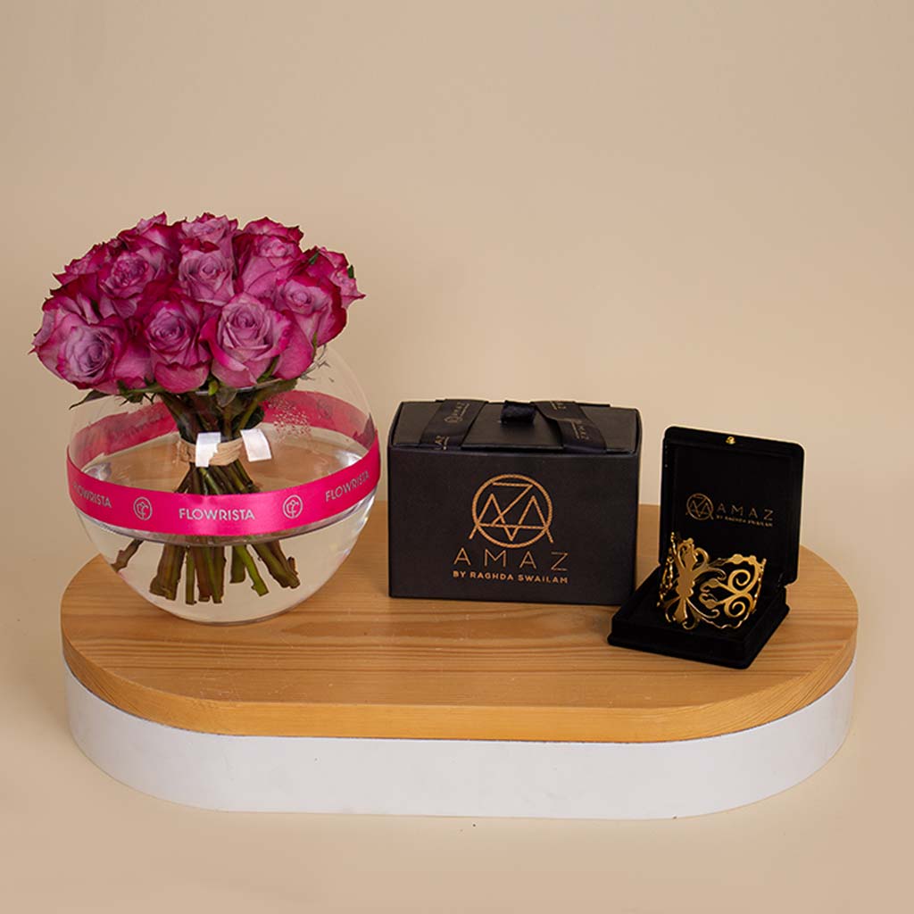 product-image-Amaz Loan bracelet And Vase 15 Purble Rose