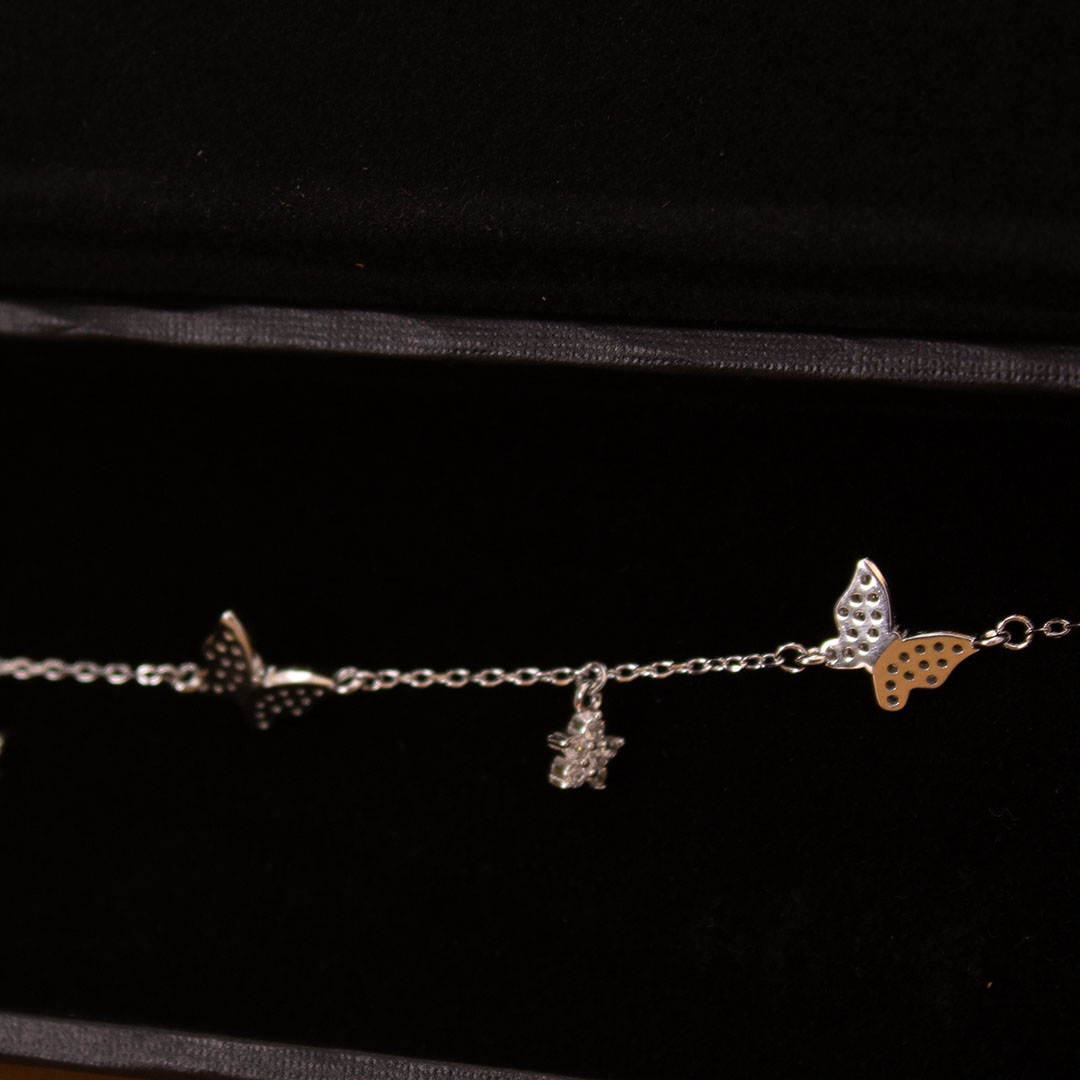product-image-Markiz Sterling Silver Butterfly Barcelet