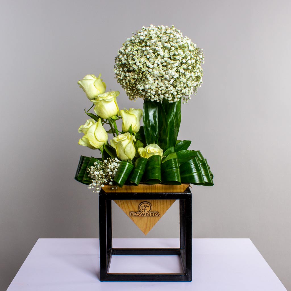 Flowrista Online Flowers Shop Baby White