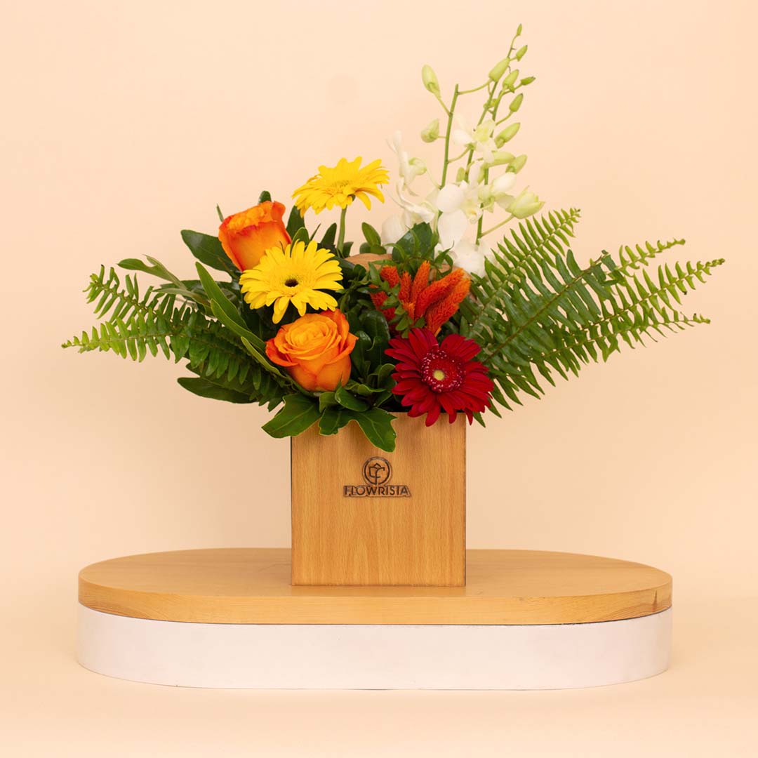 product-image-Flowrista | Vibrant Roses & Gerbera Flower Box